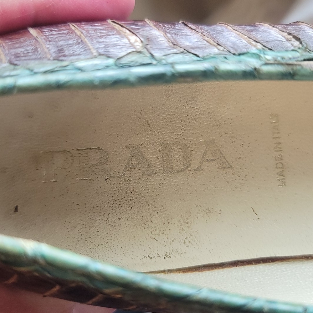 Prada Python Snakeskin Loafer 35.5 - Picture 9 of 10